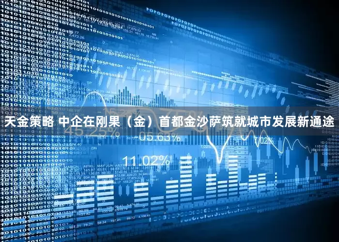 天金策略 中企在刚果（金）首都金沙萨筑就城市发展新通途